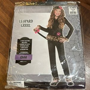 Leopard Girl Halloween Costume - Small